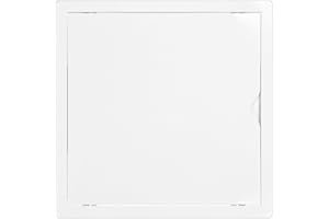 MIRATIC Trappe de Visite Carré ou Rectangulaire Panneau d'Inspection pour Systèmes de Ventilation Rabat de Révision Blanc Différentes Dimensions (30 x 30 cm)