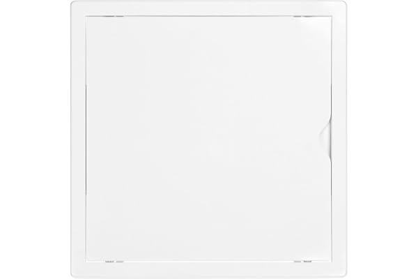 MIRATIC Trappe de Visite Carré ou Rectangulaire Panneau d'Inspection pour Systèmes de Ventilation Rabat de Révision Blanc Différentes Dimensions (30 x 30 cm)