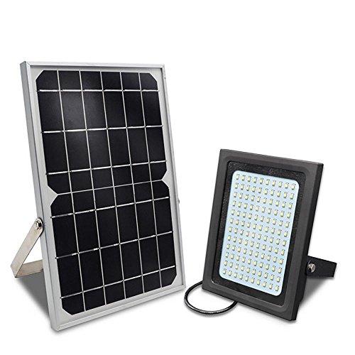 Preisvergleich Produktbild XYDM Solar Flutlicht Super Helligkeit 120 LEDs Wasserdicht Aluminium Körper Autoinduktion Draussen Sicherheitslicht