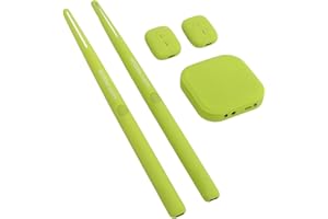 BANAPOY Bacchette per Batteria Ad Aria, Set per Batteria Elettrica Portatile Kit per Batteria per realtà Virtuale con Bacchette, Pedali, Set per Batteria Elettronica Pratica per Bambini