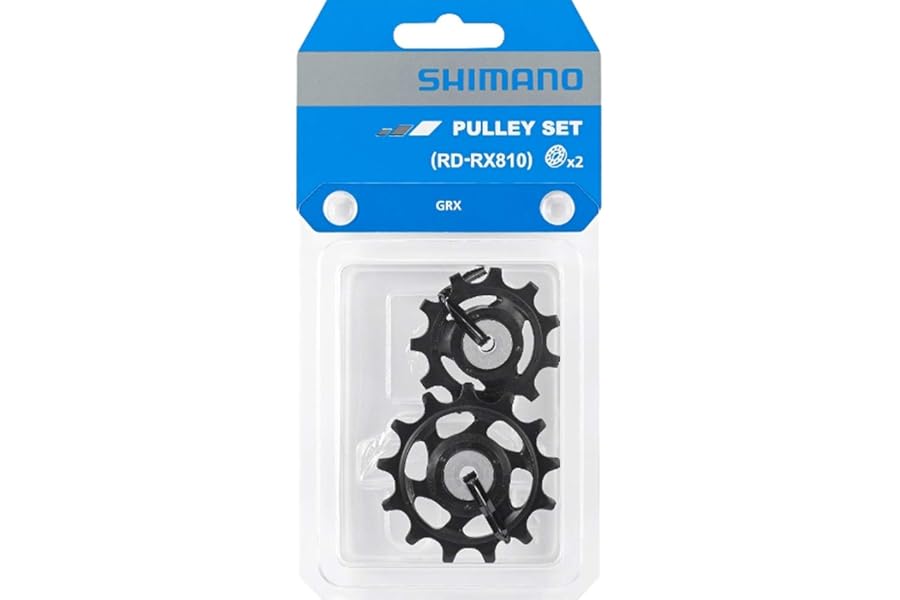 Shimano Spares GRX RD-RX810 tension and guide pulley set, Black, One Size