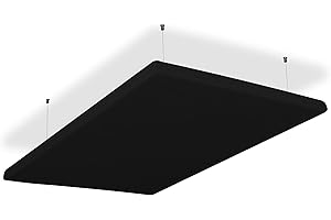 SILENT4® Plafond absorbant acoustique 116x78 cm Image acoustique certifiée par l'Institut Fraunhofer