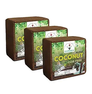 Kraft Seeds Gate Garden Cocopeat Block | Agropeat Block - Expands Up to 225 litres of Coco Peat Powder for All Seeds and Plants