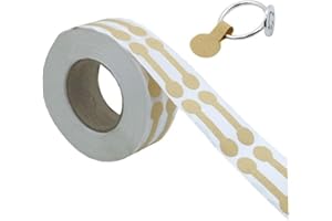 FOPYTU Tasso Di Prezzi Di Gioielli Adesivi, 500 Pezzi Auto Adesivi Di Identificazione in Bianco Etichetta Etichetta Prezzi Di Per Collana Prezzo Di Orecchie Identifica L'etichetta