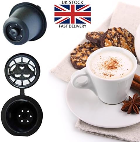 ZeusPod Refillable Reusable Coffee Capsules Pods For Nespresso - 10 Coffee Pods - (Fit all Nespresso machines from after October 2010)