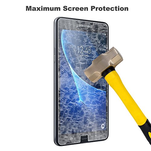 Ganvol Panzerglasfolie Samsung GALAXY Tab A (2016) / Tab A SM-T280 (2016) 17.8cm (7 Zoll) / Tab A6 T280N Tablet-PC Panzerglas Panzerfolie Hartglas Folie 9H - 2