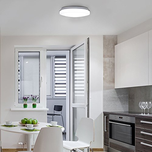 KWODE 24W LED Deckenleuchte, Warmweiss 3000K Deckenlampe