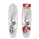 WeSkate 71cm Mini-Cruiser-Board,Retro Skateboard,breite Cruiser-Skateboard und A
