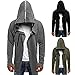 Produktbild Herren Kapuzenpullover Herbst Winter Hoodie Casual Pulli Reißverschluss Langarm Pullover Warme Sweatshirt Hoodie Coat Top Sport Hemd Sweatshirts Elegant Langarmshirts Felicove