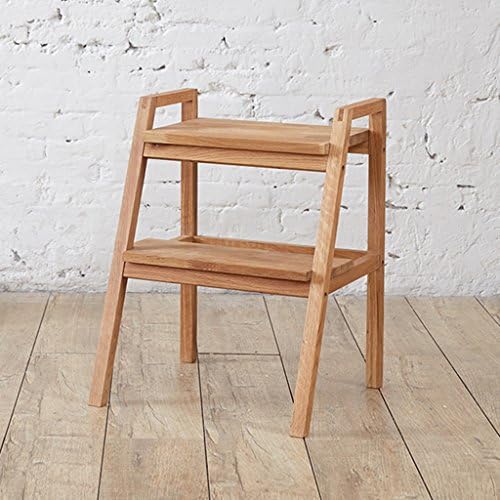 Solid Wood 2-tread Step Ladder Simple Eco-friendly Super Cost-effective Step Stool Household High Stool