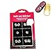 Goldenssy 1x Template Model Sticker Decal Pierced for Nail Art Stamping Prints Pattern Rose Flower