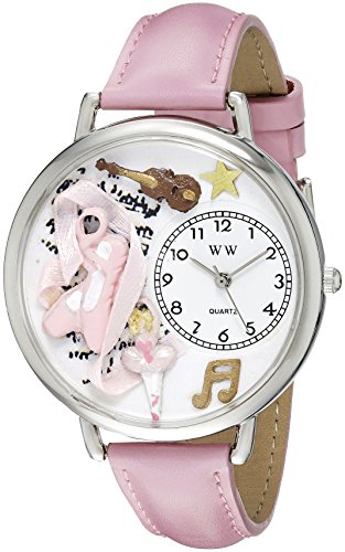 Whimsical Watches U-0510003 - Reloj analógico de Cuarzo Unisex, Correa de Cuero