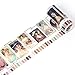 Produktbild LDSEHUN washi tape 10Cm Und Papierband Ganze Hand Ledger Basis Grenze Collage Retro Poster, C
