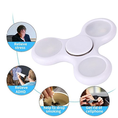 Bescita LED Licht Fidget Hand Spinner Torqbar High Speed Finger Spielzeug EDC Focus Gyro - 2