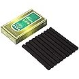 Smokeless Moxa Rolls, Moxa Stick Roll, Pack of 10 Smokeless Moxa Sticks Black 12 mm x 120 mm Pain Relief Old Moxa Rolls Sticks for Moxibustion for Acupuncture Therapy Body Part Healing Therapy