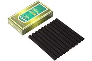 BRRNOO 10 Pezzi Senza Fumo Moxa Rulli,Autoriscaldamento Sollievo Dal Dolore Moxa Patch Cinese Tradizionale Aijiu Naturale Assenzio Adesivi Senza Fumo Moxa Rulli Per Il Corpo Agopuntura