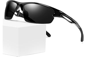 KANASTAL Alta Protección Deportivas Gafas de Sol Polarizadas, Marco TR90 Ultraligero, Hombre y Mujer para Ciclismo Pesca Running UV400