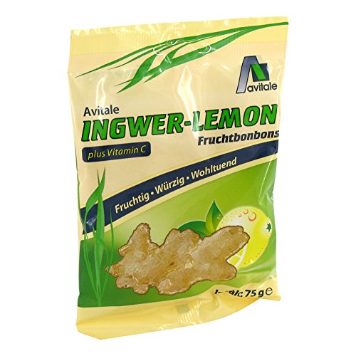 Jengibre Lemon Caramelos + Vitamina C 75 g Caramelos
