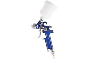 AWSUC Mini HVLP Paint Spray Gun 1.0mm Nozzle with 120ml Paint Gun for Auto Auto Detail Painting