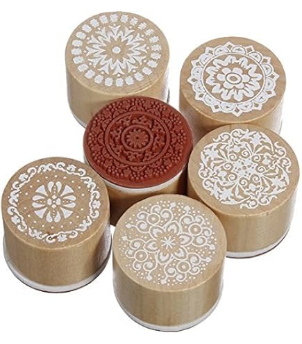 Florilèges Design Gummistempel Auf Holz – Scrapbooking Couture, Beige, 2 X 10 X 2,5 Cm