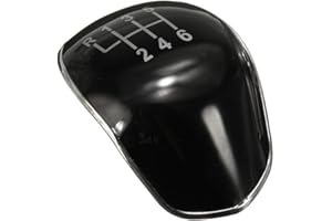 ZYElroy Gear Shift Handle Knob Caps 6 Speed Replacement for Ford Focus MK2 MK3 Fiesta C-max B-max Kuga Transit
