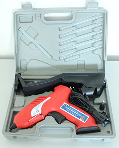 Heißklebepistole kabellos 11mm Wärmespeicher 230 Volt inkl. 6 Klebesticks im Koffer - 4