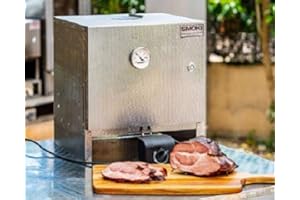 SMOKI RÄUCHERTECHNIK SMOKI - Horno eléctrico de mesa para ahumar (40 x 39 x 33 cm)