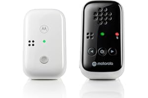 Motorola Nursery - Moniteur pour bébé DECT sans Fil PIP10, Microphone Haute sensibilité, Alerte sonore et Hors de portée, contrôle du Volume, unité Parent Portable