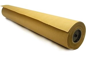 BCSLABELS BCS LABELS - Bobina Papel de regalo Kraft Marrón Natural 70cm x 100m - Embalaje Tiendas y Regalos