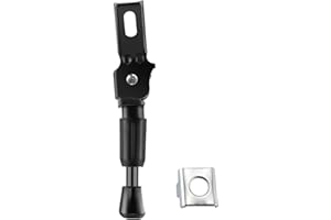 Faderr Béquille de vélo pour enfant de 12 pouces - Noir - Accessoire de vélo stable et antidérapant - Remplacement pour vélos d'enfants, VTT, vélos de route (noir)