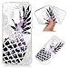 Produktbild Handyhülle für Samsung Galaxy S9 Plus, Gemalt Hülle, TPU Wasserwürfel Case Schale Schutzhülle Handytasche Stoßdämpfung Cover in Lila Ananas