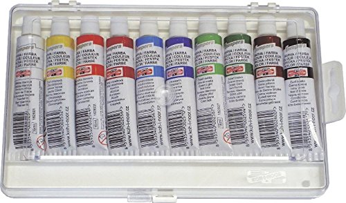 Temperafarben Schulmalfarben Set 10x16 ml Gouachefarben von KOH-I-NOOR