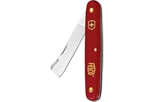 ‎FELCO FELCO 3.90 20 Okulier- / Schneidmesser (Rosenokuliermesser 10 cm, Messer für Rechtshänder, Multifunktionsmesser, mit Rindenheber, Klinge Edelstahl)