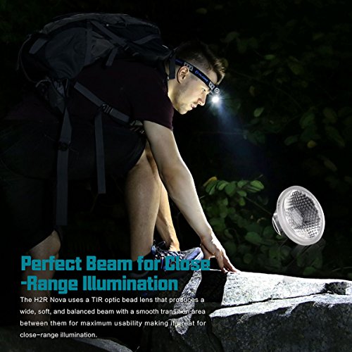 Olight® H2R Nova 18650 LED Stirnlampe Kopflampe Taschenlampe aufladbar mit CREE XHP50 LED Max 2300 Lumen,1 x 18650 3000mAh Akku (neutralweiß, kaltweiß) - 4