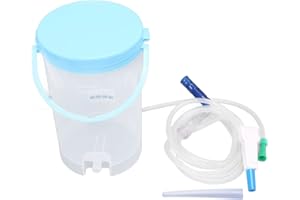 YUMILI Enema-kit de enema portátil de 1200ml para el hogar, kit de limpieza intestinal para alivio del estreñimiento