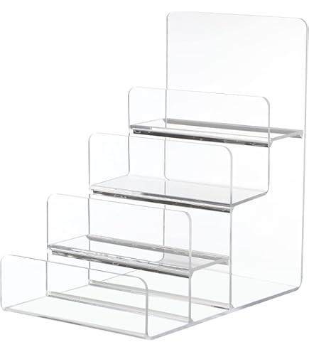 Lot De 4 Blocs Acryliques Transparents De 5 X 5 Cm - Support De Présentation Pour Bijoux, Bagues Pour Vitrine, Vitrine, Présentoirs Décoratifs En Plexiglas® D'origine, Poli Au Diamant, épaisseur 2 Cm