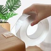 30mm, 3 Metre, &Ccedil;ift Taraflı, Nano Teknoloji, S&uuml;per Yapıştırıcı, &ccedil;ift taraflı Şeffaf Bant, 1MM*3CM*3M