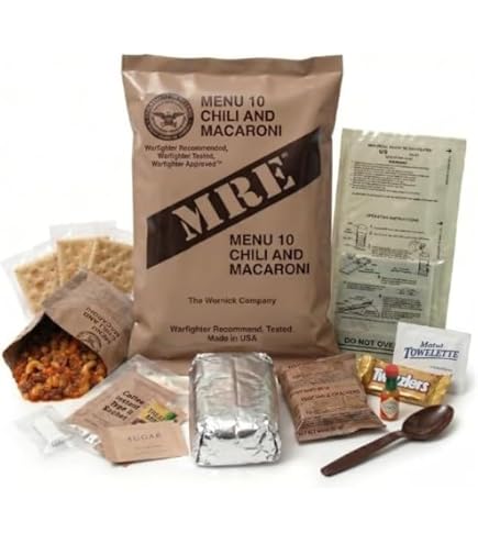 Menú Original Ejército Español EPA Field Ration B2 | Ración De Supervivencia Con Hornillo Y Accesorios