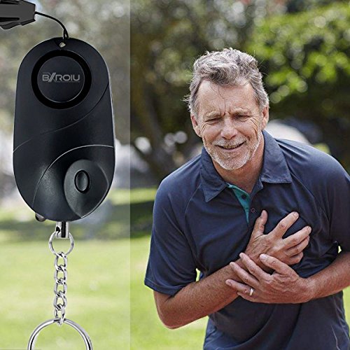 2 alarmas de bolsillo, alarma personal de seguridad y emergencia con