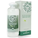 Alteya Organic Bulgarian White Rose Water 500ml - 100% USDA Certified Organic BIG BOTTLE Authentic Pure Natural Rosa Alba Floral Water Steam-Distilled from Fresh Hand Picked White Rose Flower Petals Sold Directly by the Rose Grower and Distiller Alteya Organics from the Heart of the Bulgarian Rose Valley