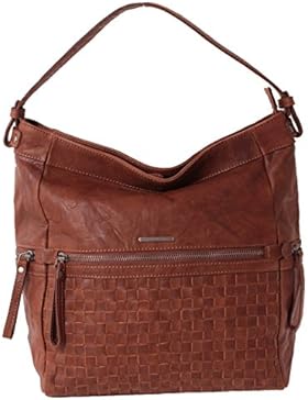 Marco VENEZIA hochwertige Damen Handtasche Schultertasche aus geölten Echtleder im Italienischen Design, RIMA...