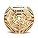 Produktbild Neue Handtasche Bambus gewebt Tasche Strandtasche europäischen und amerikanischen Stil Bambus Tasche Stil heiß aushöhlen Rattan gewebt Tasche Holzkörbe