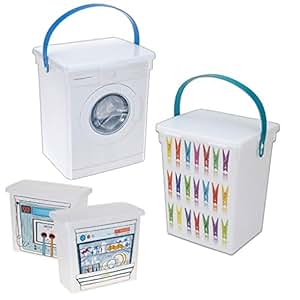 Wäschekorb Wäscheklammer Container Geschirrspüler Tablets Waschmaschine