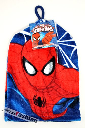Spider-man Wash Mitt Flannel Glove Bath Shower cloth