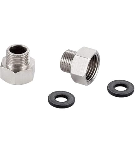 5 Raccords En Laiton 3/8" BSP Mâle-mâle - Raccord Hexagonal Réducteur, Pour Tuyauterie Air/eau - 3