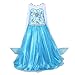 Produktbild Prinzessin Kostüm Kinder Glanz Kleid Mädchen Weihnachten Verkleidung Karneval Party Halloween Fest (110 (Körpergröße 110cm), Elsa #02)