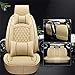 Produktbild Balscw Autositz aus Leder für Vier Jahreszeiten, Passend für die Meisten Fünfsitzer - Komfortabel und Atmungsaktiv, Beige