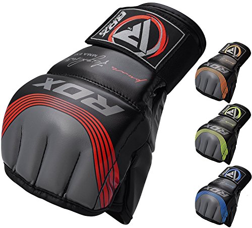 RDX MMA Gants Maya Hide Sparring Libre Entrainement Art Martiaux Sac De Frappe Kickboxing