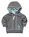 Bright Bots - 6/12m Baby Boys Fleece Hoodie & Joggers Set - Grey