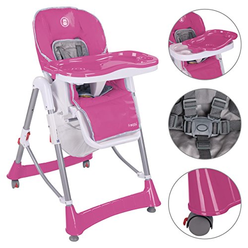 Preisvergleich Produktbild Froggy® Kinderhochstuhl BHC01 zusammenklappbar in Pink